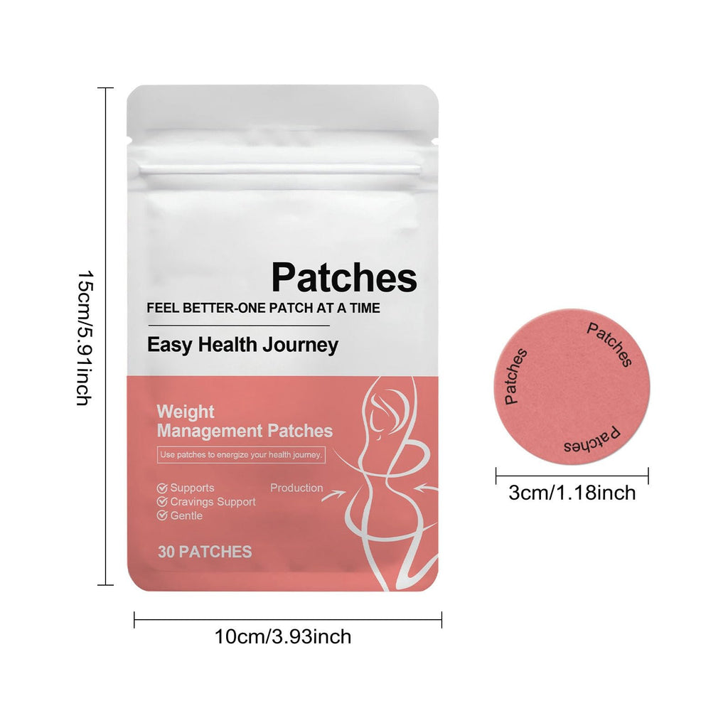 Body Management Control Patches for Women and Men, Cravings Support, Energy, Balance Enhancement, 30 Count