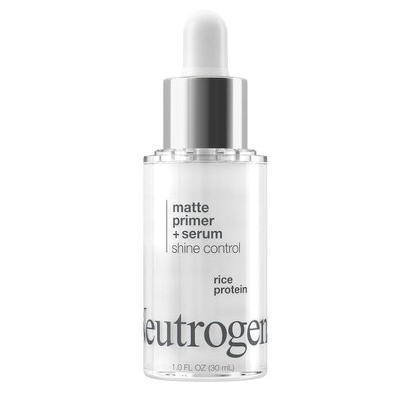Neutrogena Shine Control Matte Booster | Skin-Mattifying Primer Serum with Rice Protein, 1.0 fl. oz