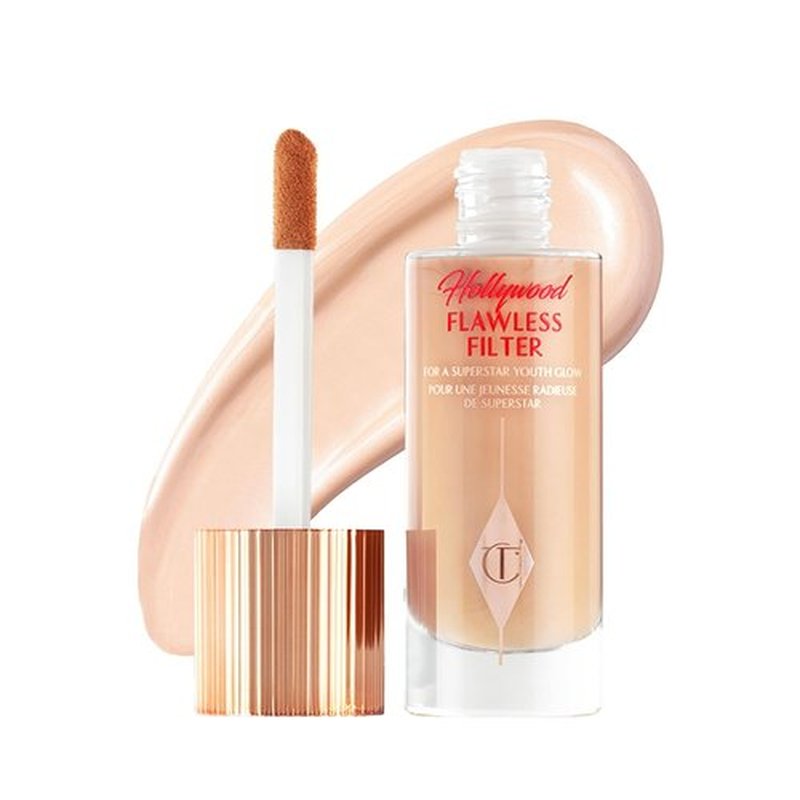 Charlotte Tilbury Hollywood Flawless Filter - Multi-Use Makeup Primer & Illuminating Highlighter for Smooth, Flawless Skin