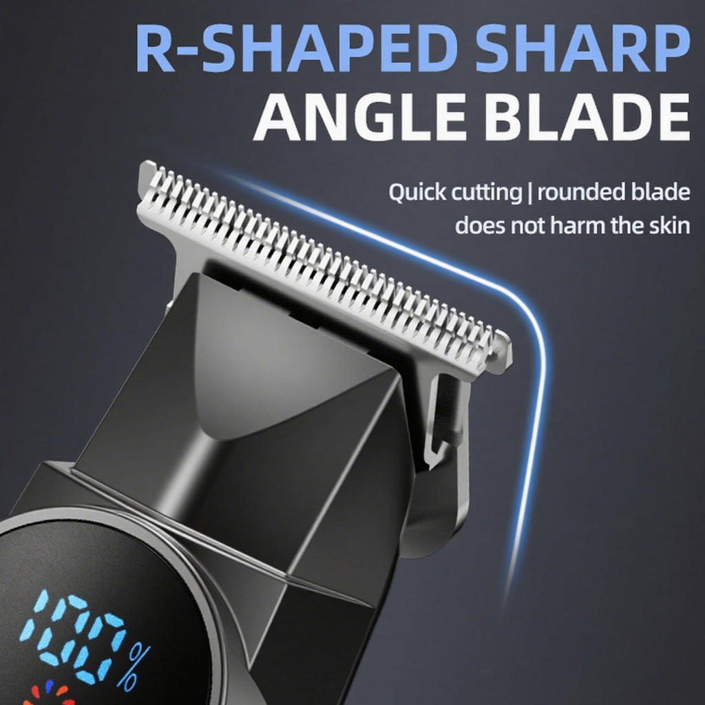 Hair Clippers,Ball Trimmer Pubic Hair Groomer Cordless Rechargeable Hair Clippers with LED Lighting Portable Body Grooming Travel for Him Dad（Black）