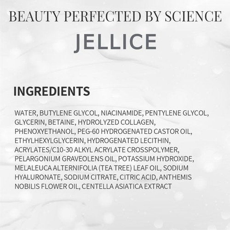 JELLICE High-Absorption Collagen Face Mask – Premium Japanese Sheet Mask with Collagen Tripeptides, Hyaluronic Acid, Niacinamide & Botanicals – Firming, Smoothing, Hydrating – 4 Pack
