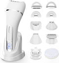NWUNJ Electric Razors for Women Whole Body: 7 in 1 Hair Removal Kit，Rechargeable Body Shaver - Wet Dry Hair Remover - Trimmer for Lady Face Underarms Public