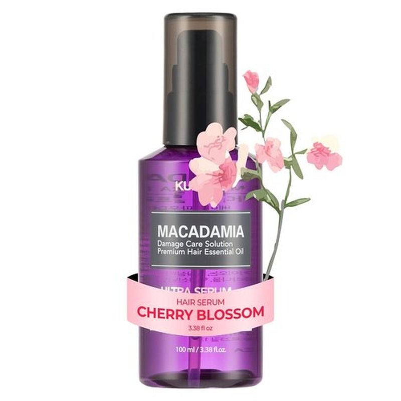 KUNDAL Ultra Macadamia Oil Hair Serum - Intense Repair & Deep Nourishment | Frizz Control for All Hair Types, 3.38fl oz