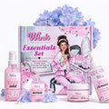 Wink Skin Care Kit for Teens | Plant-Based Facial Kit for Girls & Tweens, 4-Piece Set with Milk Cleanser, Rose Petal Toner, Face Fruit Serum & SPF Moisturizer, Mom-Approved Essential Kit for Young