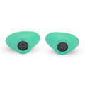 Super Sunnies Slim Flex Strapless UV Eye Protection, FDA Compliant, Individual Tanning Goggles Eyeshields (Teal)