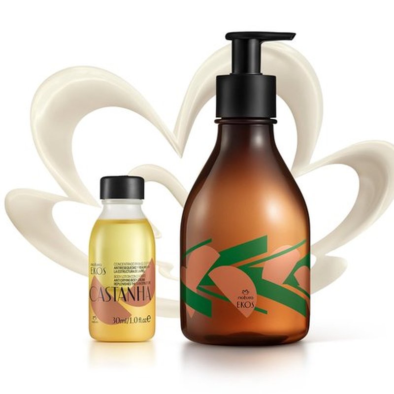 Natura - Brazil Nut Body Lotion Concentrate Kit - Castanha Moisturizer - Anti-Dryness - Deep Skin Hydration - Vegan Skin Care - Self Care & Body Care