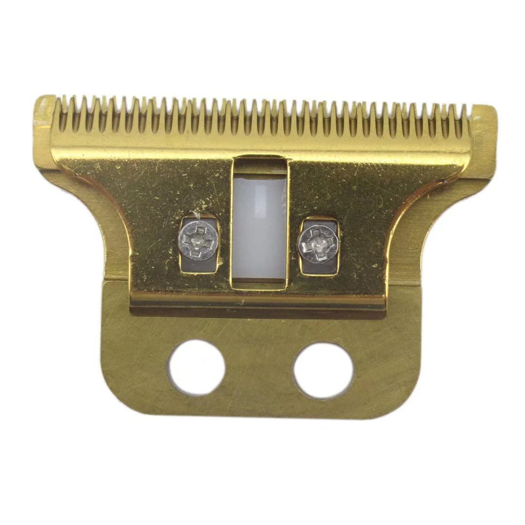 Adjustable 2 Hole Double Wide Trimmer Replacement Blade for Wahl Detailer #8290 5 Star Razor Edger #8051 G-Whiz #8986 Sterling Definitions #8085(Double Gold Blade)