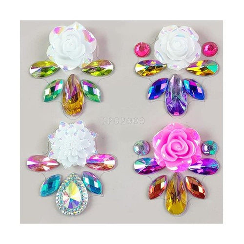16 Clors Rainbow 3D Rhinestone Crystal Tattoo Sticker Eyebrow drill Glitter Eyeliner Eyebrow Makeup Face Eyes Diamond Temporary Tattoo for Women Festival Accessory DIY Decorations