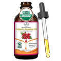 MMPANG Organic Rosehip Seed Oil for Face, USDA Certified, Cold Pressed, Unrefined, 100% Pure Natural Rose Hip Oil (1oz / 30ml) for Anti-Aging, Acne Scar Treatment, Skin & Hair Care, Gua Sha Massage