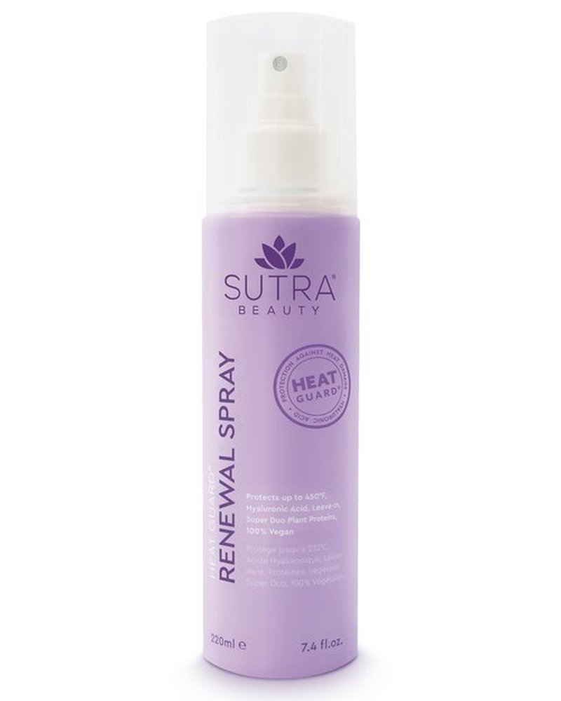 SUTRA Heat Guard Renewal Hair Spray for Frizzy, Dry & Damaged Hair - Thermal Protecting Hairspray Hydrates, Protects & Repairs Against Heat with Hyaluronic Acid - Anti-Frizz Haircare Products