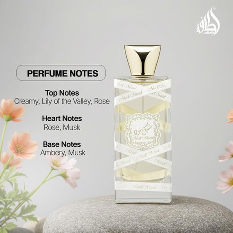 Lattafa Musk Mood Eau de Parfum Spray - Unisex Fragrance, 3.4 Ounce | Captivating Scent
