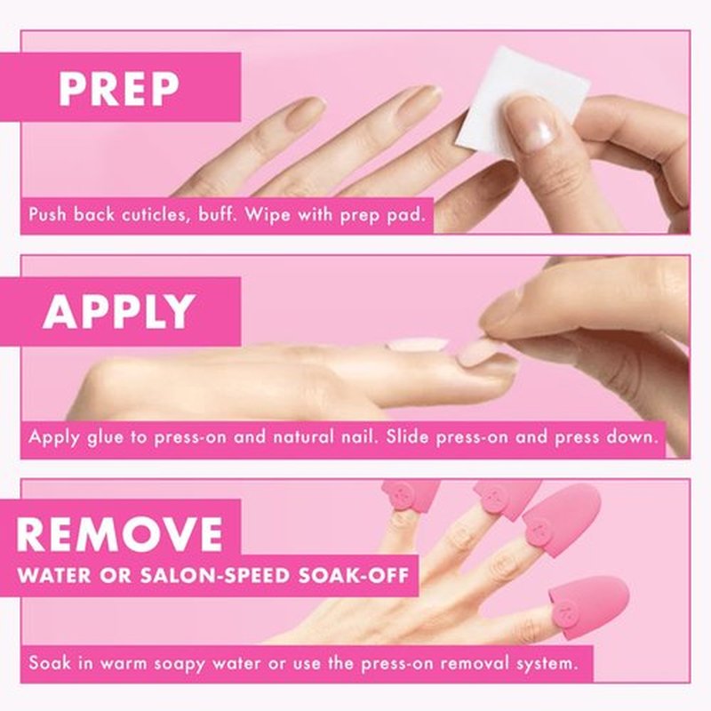 Olive & June Mani Minimalist Instant Press-On Nails | (Glue) Extra Short, Squoval 42 Fake Nails, 21 Sizes | Non-Toxic, Long-Lasting Barely-There Look | Salon-Quality at Home | Taupe Jelly Chrome