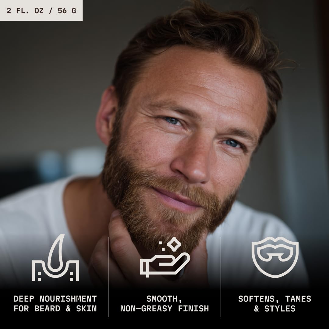 Striking Viking Beard Balm for Men (2 Ounce (Pack of 1), Terra Sol) - Leave in Beard Conditioner - Styling Balm Made with Naturally Derived Beard Butter, Argan & Jojoba Oils