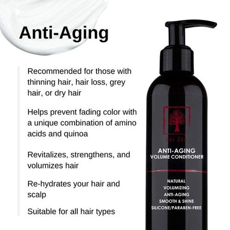 Regine Switzerland Anti-Aging Volume Conditioner - Anti-Thinning & Volumizing Formula | 8 oz, Sulfate & Paraben Free