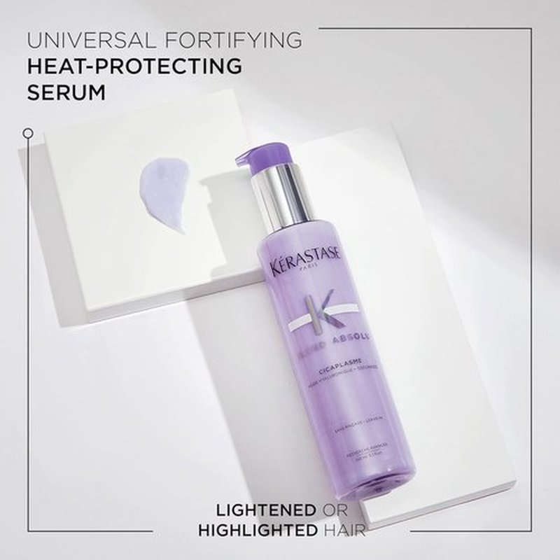 KERASTASE Blond Absolu Cicaplasme Serum - Hydrating Leave-In Serum for Color-Treated Hair, Heat Protection Up to 450°F