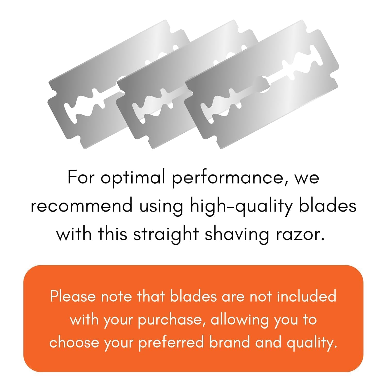 SIZZO Professional Straight Shaving Razor for Men (Silver Black)