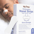Regine Switzerland Nasal Strips - Extra Strength White Nose Strips for Snoring Relief | 30 Count for Better Sleep
