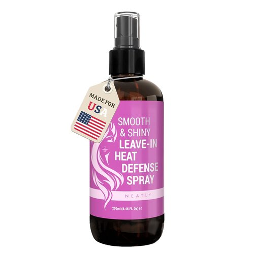 NEATLY Leave-In Keratin Heat Protectant Spray - Nourishing Formula for Dry, Damaged Hair | 8.5 Oz