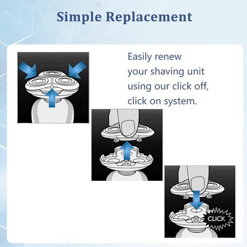 Philips Norelco Replacement Shaver Head SH98/72 - Compatible with SH98 Series Models (1 Pack)