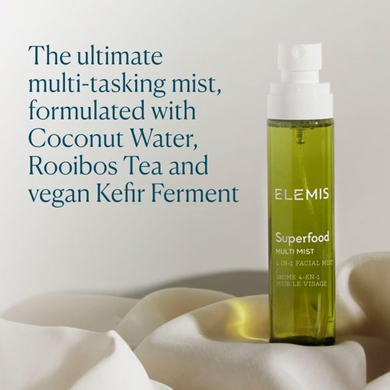 ELEMIS Superfood Multi Mist - Priming, Toning & Setting Facial Spray | 3.3 Fl Oz