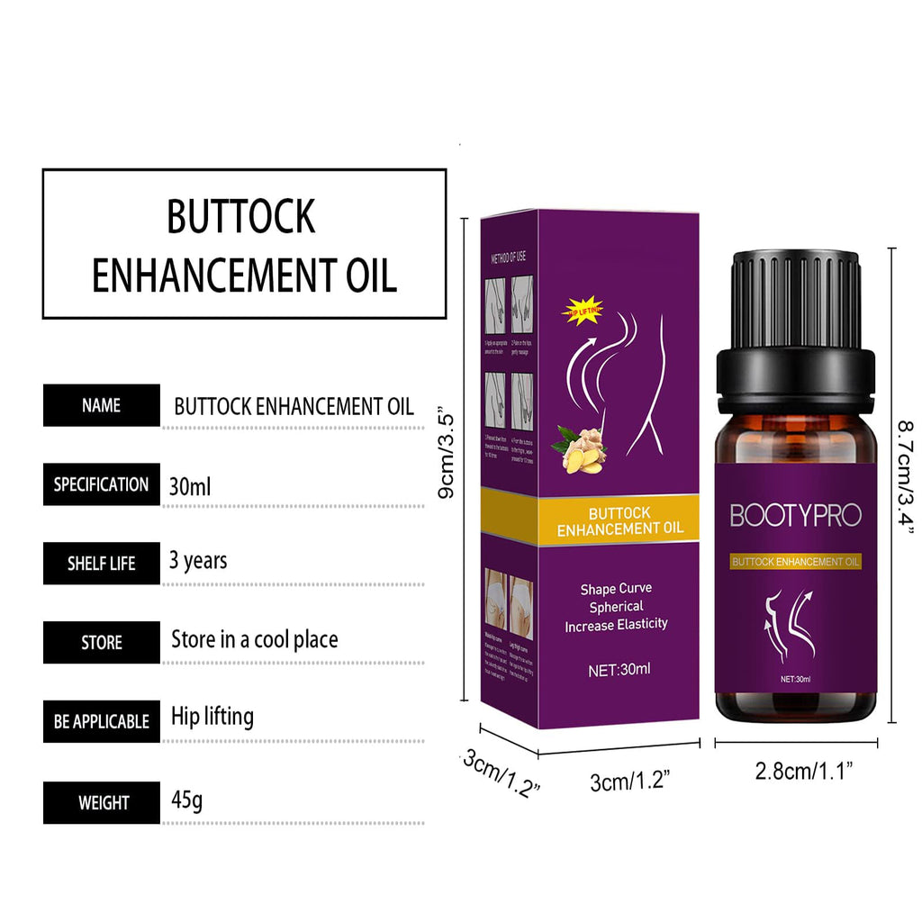 AKARY Hip Lift Up Essential Oil, Ginger Butt Enhancement Oil, Nourishing Massage Oil Buttocks Enhancement Firming Lifting Essential Oil, Tight Line Massage Cream for Women Men Large Butt