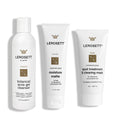 LEROSETT Acne Kit Includes Cleanser Moisturizer & Spot Treatment Mask Organic Calming Aloe & Clay Based, Clears Acne, Pimples, Blackheads & Breakouts, Vegan Acne Kit, For All Skin Types