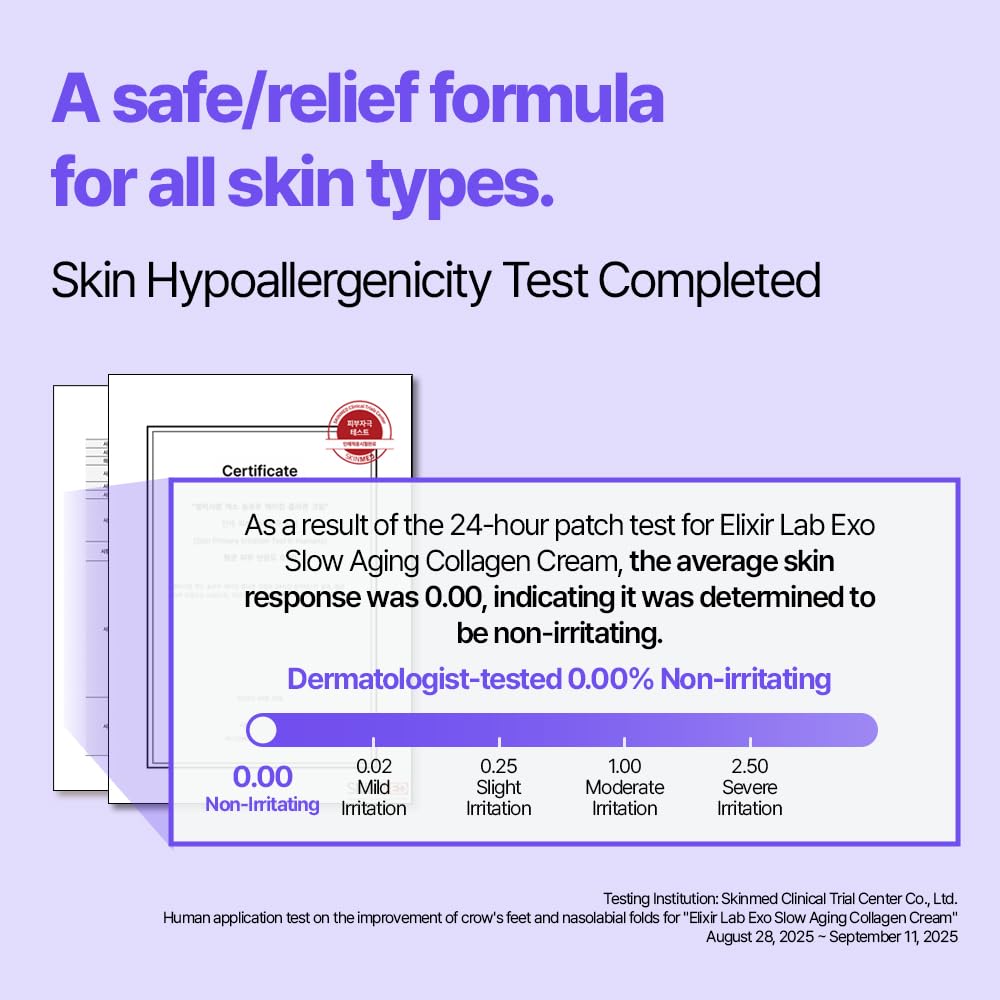 ElixirLab Collagen Cream 773,000ppm | 1.76 oz Korean Firming Moisturizer with Niacinamide, Peptides & Adenosine | Anti-Aging Elasticity & Wrinkle Care for Dry Mature Skin