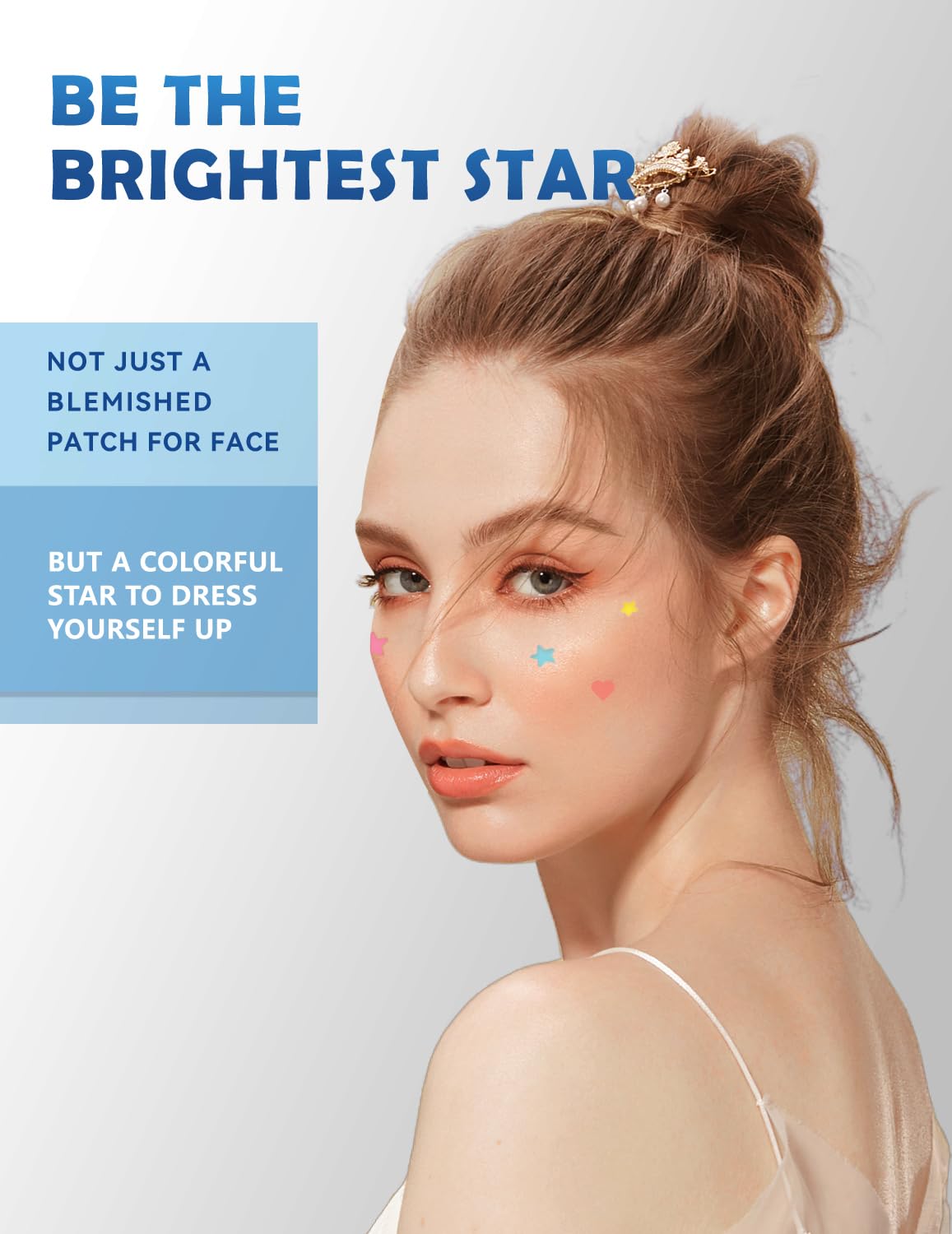 Pimple Patches for Face, 7 Sizes, 5 Shape/Color 255 pcs Acne Patches Hydrocolloid Precise Matches Different Sizes Acne, Spot Stickers With Tea Tree Oil Salicylic Acid Centella Covering Zits Blemishes