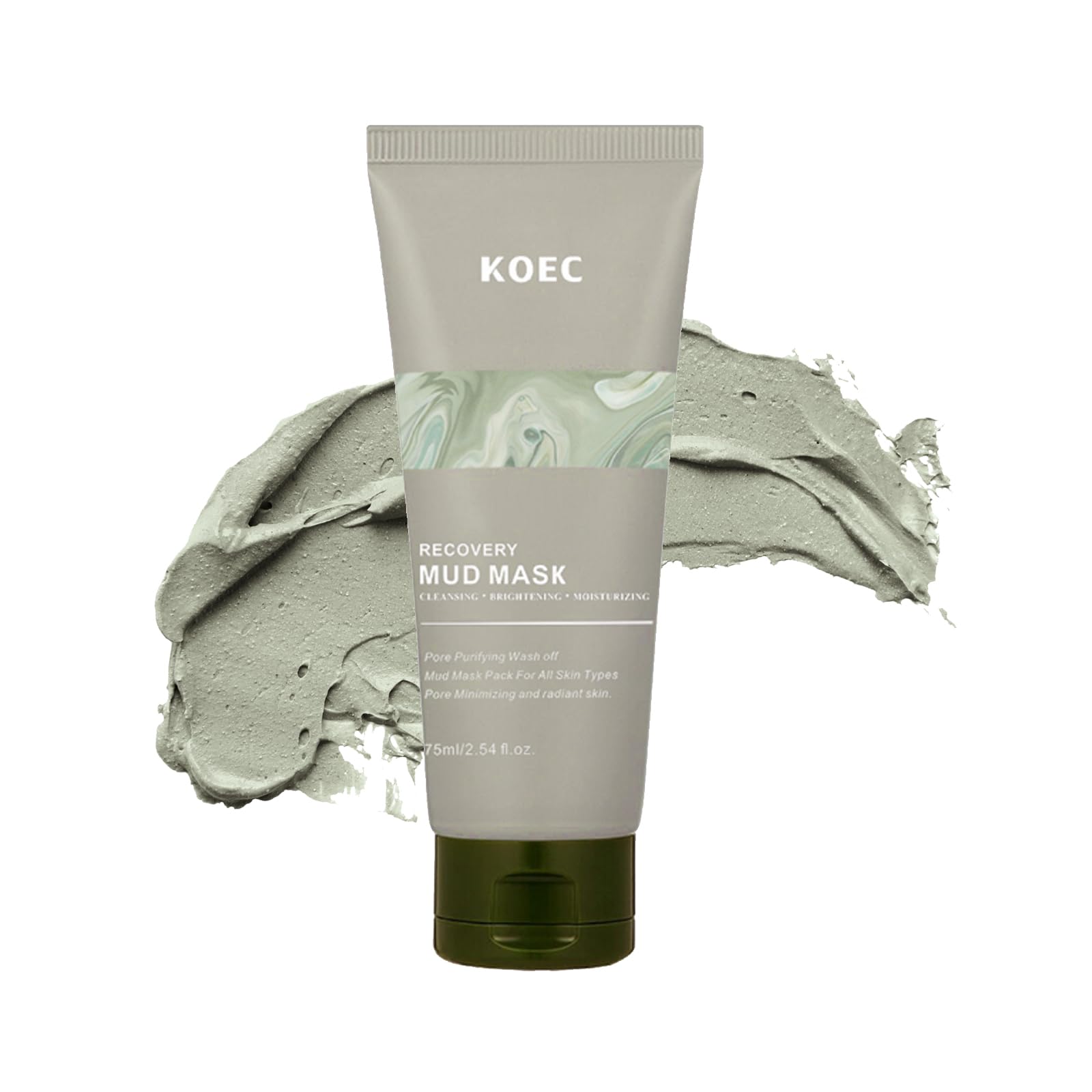 Reepic Cosmer Recovery Mud Mask - Clay Mask - Body Mud Hydrating & Deep Pore Tightening Face Mask, Natural Purifying Clay - Korean Wash Off Body Facial Mud Mask
