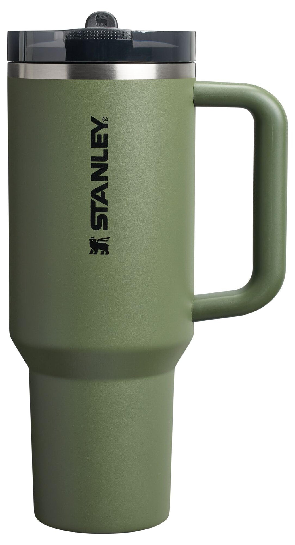 STANLEY Quencher ProTour Flip Straw Tumbler with Leakproof Lid 40 oz | Built-In Straw and Handle | Cup Holder Compatible for Travel | Insulated Stainless Steel Cup | BPA-Free | Dried Pine VRT