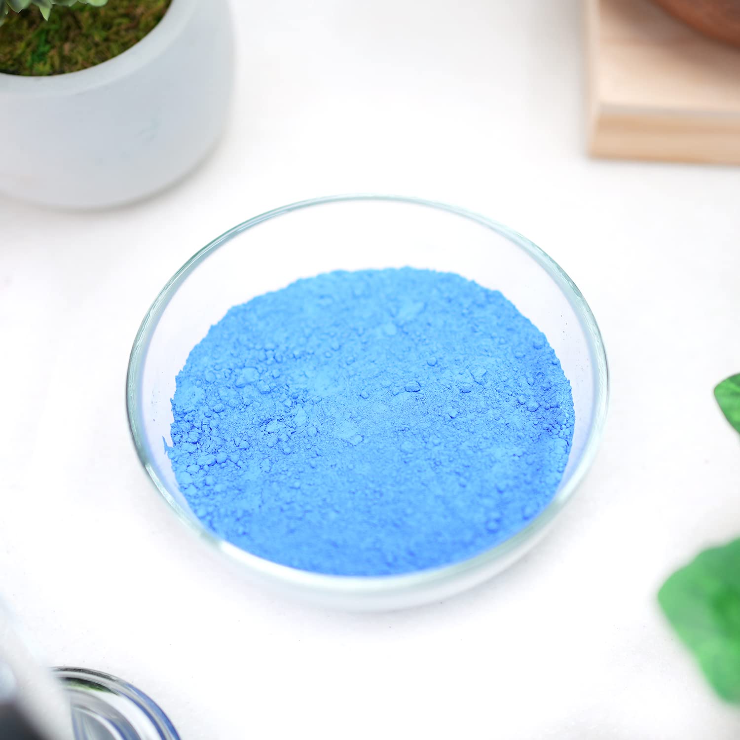 ClearLee Kaolin Ocean Blue Clay Cosmetic Grade Powder - 100% Pure Natural Powder - Great For Skin Detox, Rejuvenation, and More - Heal Damaged Skin - DIY Clay Face Mask