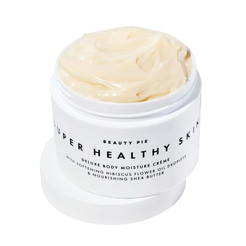 Beauty Pie Super Healthy Skin Deluxe Body Crème – Rich Hydration Body Butter with Cold-Pressed Hibiscus Oil, Hyaluronic Acid & Vitamin E – 8.45oz Nourishing Body Moisturizer for Dry & Mature Skin