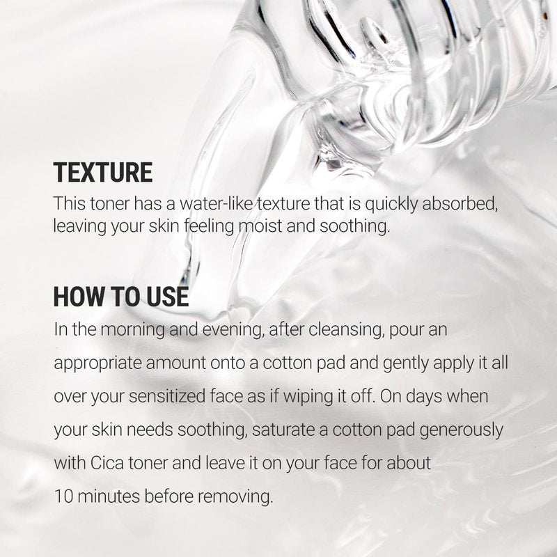 [Rovectin] CICA Care Purifying Toner - Soothing Facial Toner for Sensitive and Irritated Skin with Houttuynia Cordata Extract and Madecassoside (8.8 Fl. oz)