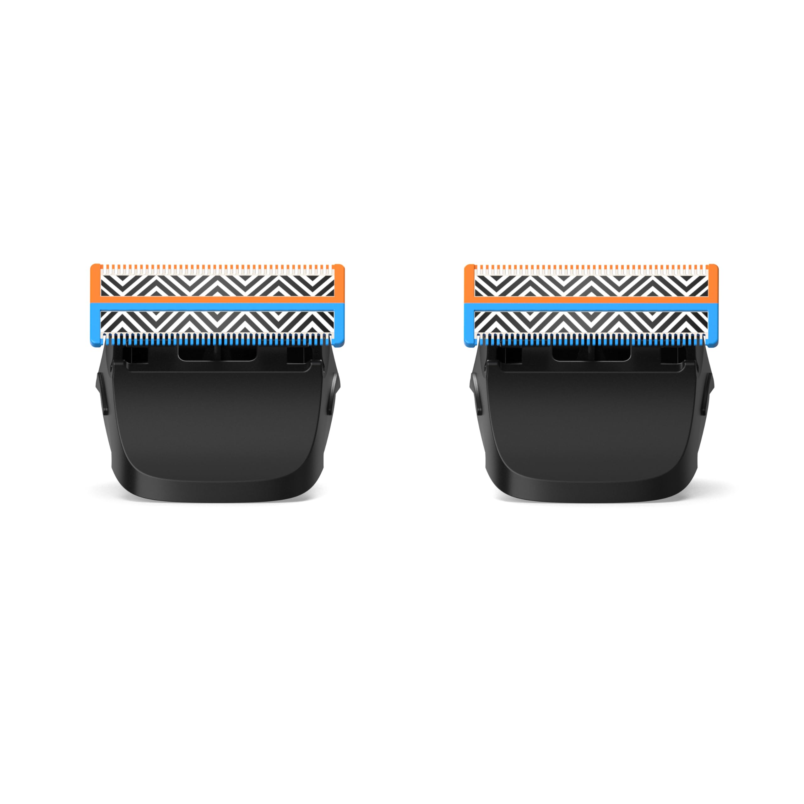 PIXRAZZ Replacement Heads – 2-Pack Genuine Blades for PIXRAZZ P1 Electric Trimmer, Durable Stainless Steel for Body, and Bikini Grooming