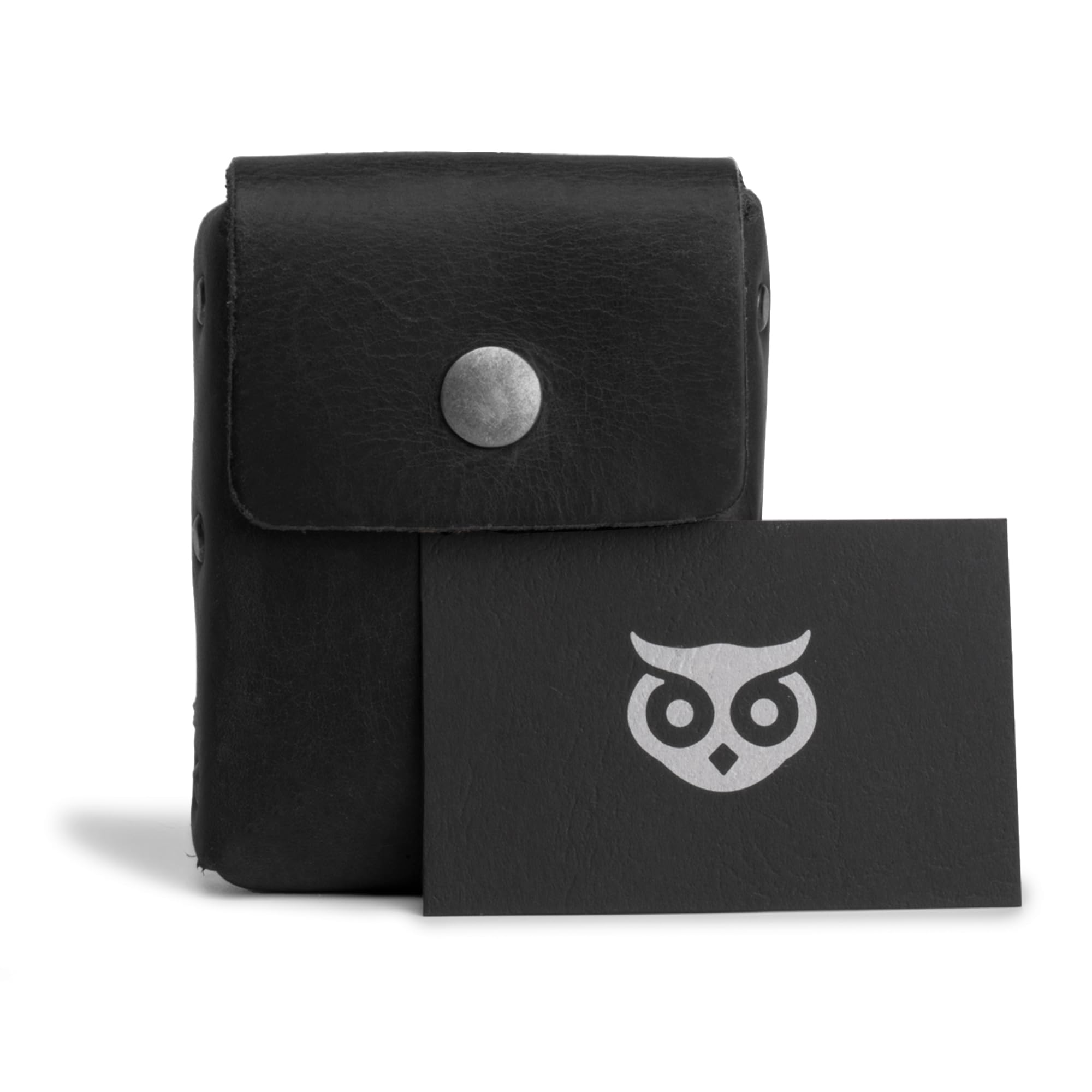Hide & Drink, Waist Wallet, Holds Up to 20 Cards, Folded Bills & Coins, Charging Cables, Full Grain Leather, Handmade (Charcoal Black)