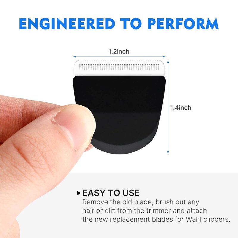 Wahl Peanut Clipper Blades - Professional Replacement Blades with 4 Guards | Precision Ground, Snap-On Design