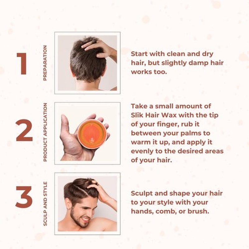 SLIK Hair Styling Pomade 100g / 3.5oz - Strong Frizz Control, Wet Hair Effect, Fruity Smell, Easy Wash Out for Men Women, Teens, and Kids