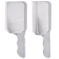 2Pcs Barber Fade Combs Ergonomic Flat Top Combs Gradienter Precise Hairdressing Tool For Precise Haircuts And Styling