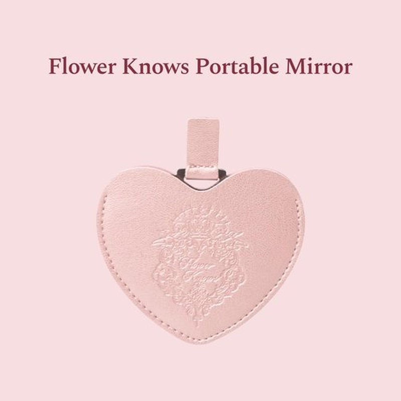 Flower Knows Feb-Glamour Glow Makeup Box Set,8-Piece Beauty Kit,Includes Eyeshadow Palette,Lip Cream,Blush,Brush,Protable Mirror,Card,Box,Perfect Anniversary Valentine,Make Up Gift for Women & Girls