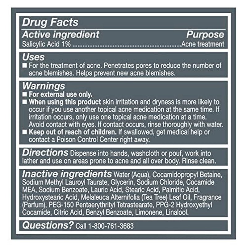 Dove Men+Care Advanced Care Cleanser Acne Clear 3 Count for Acne Prone Skin Face + Body Cleanser with 1% Salicylic Acid 16.9 oz