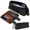 Hair Tools Travel Bag with Heat Resistant Mat, Hair Tool Organizer Bag, Hot Tools Organizer Bag for Curling Iron, Flat Iron, Straighteners, Hair Accessories Organizer Bag, Travel Essentials for Women