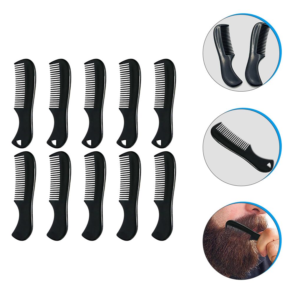 10pcs Mini Beard Comb Hair Comb for Men Beard s for Men Mini Mens Mustache Hairdressing Mens s for Hair Pocket Sized Plastic