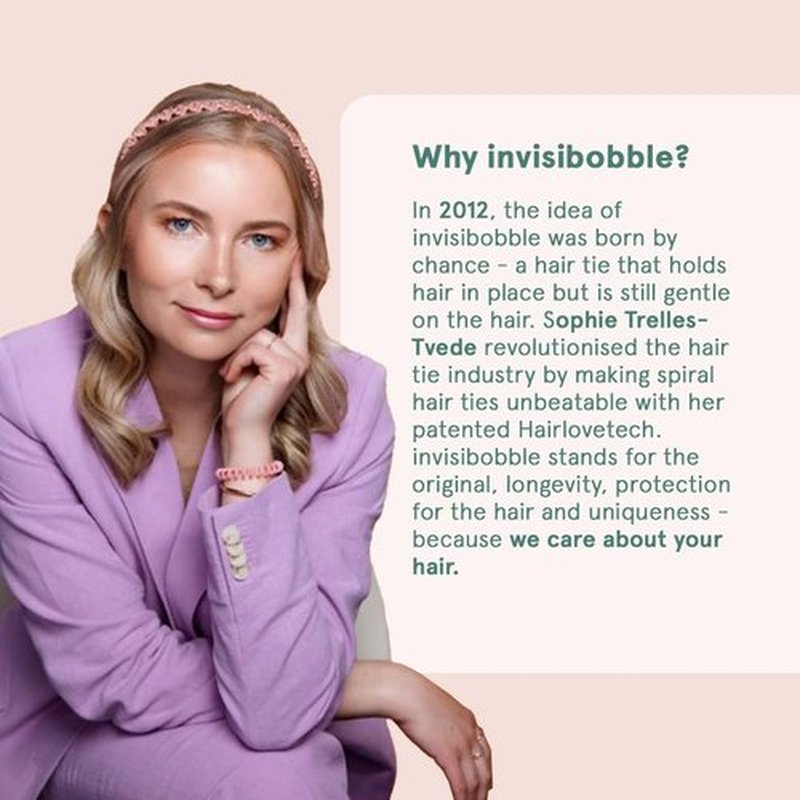 Invisibobble Mocha Brown Elastic | Gentle on Hair | Anti-Frizz | No Footprint | Stylish Hair Accessory | 5 Pieces