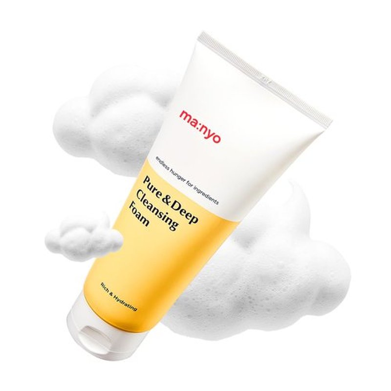 MANYO Pure Cleansing Foam - Deep Pore Cleanser & Blackhead Remover | 6.7 fl oz (200ml)