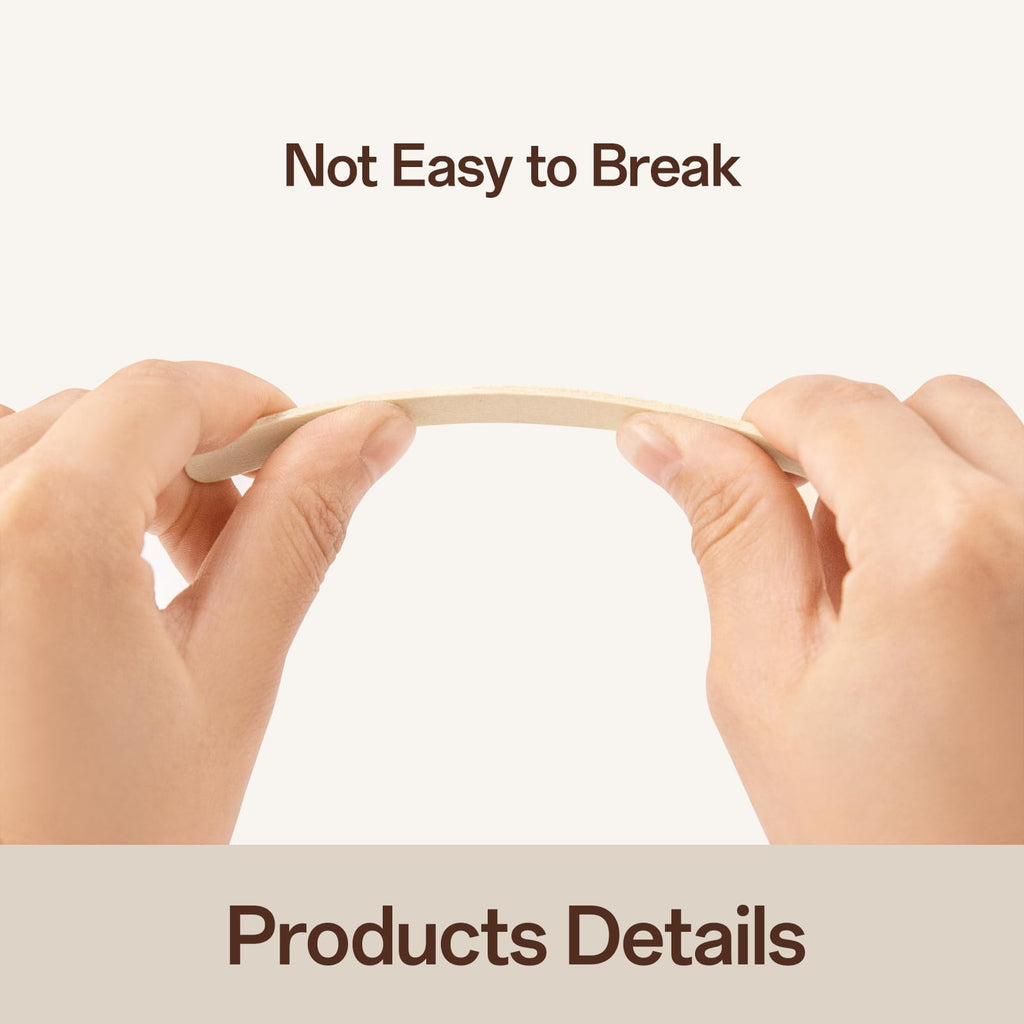 WISYOK Popsicle Sticks for Crafts Bulk 300Pcs, 3 Mixed Sizes Jumbo, Medium and Small Craft Sticks, Convenient and Perfect for DIY