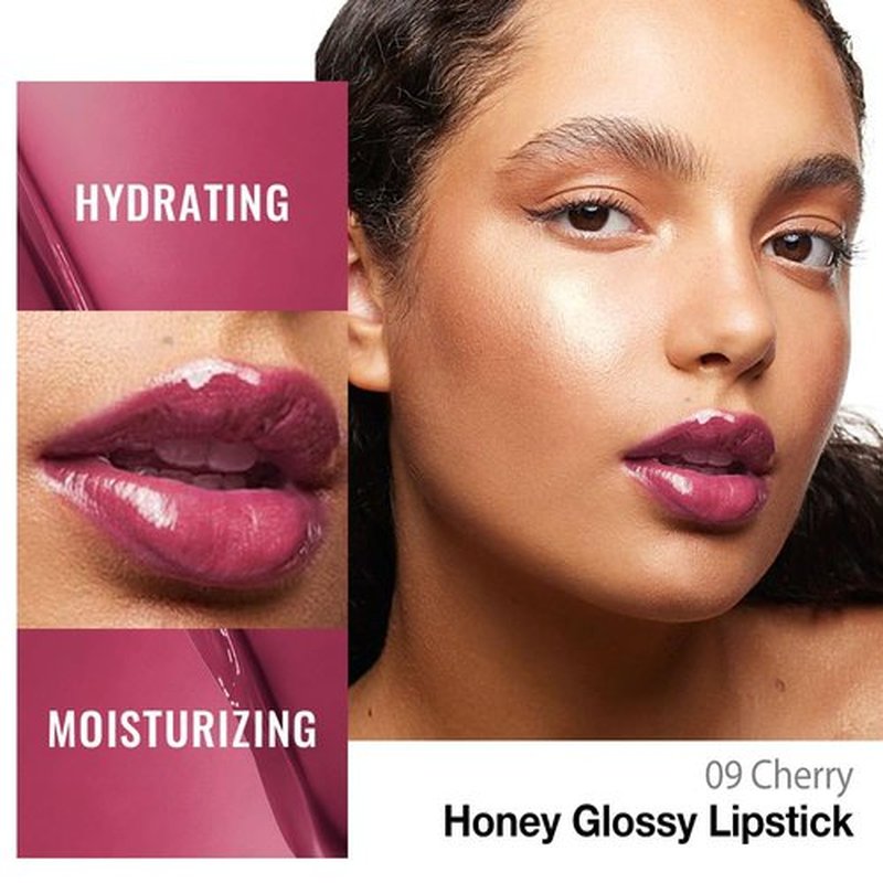 Kaely Cherry Honey Lipstick - Hydrating Tinted Lip Balm for Dry Lips | Sheer, Vegan & Cruelty-Free 09