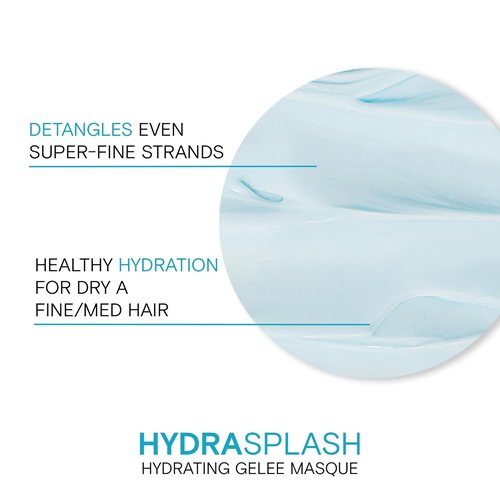 Joico HydraSplash Hydrating Gelée Masque - Replenish Hydration & Boost Shine for Fine to Medium Dry Hair | Enriched with Sea Kelp & Coconut Water