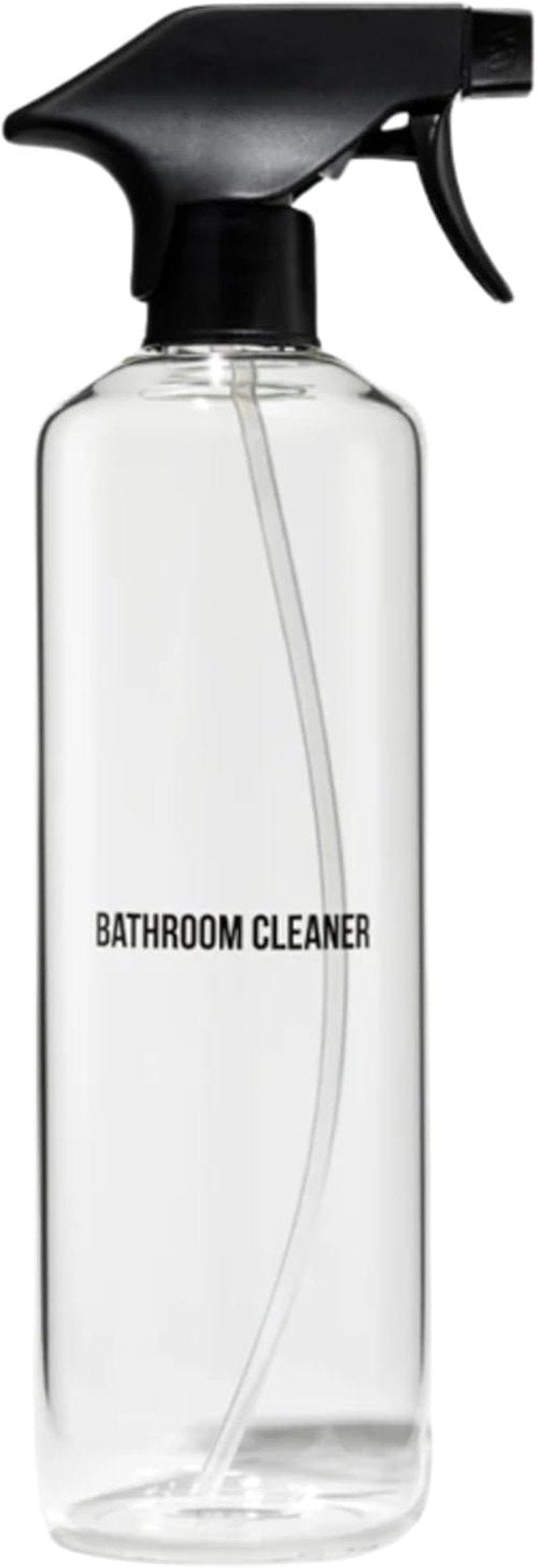 Public Goods Glass Spray Bottle - Refillable 24 Oz Cleaner | BPA-Free Borosilicate for Bathroom Use