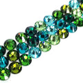 144 pcs (1 Gross) Austrian Crystal Austria 2058 Xilion Rose Crystal Flat Backs No-Hotfix Rhinestones Nail Art Green & Teal Colors Mix ss7 (2.2mm) Crystal-Wholesale Bling DIY Round gems Resin