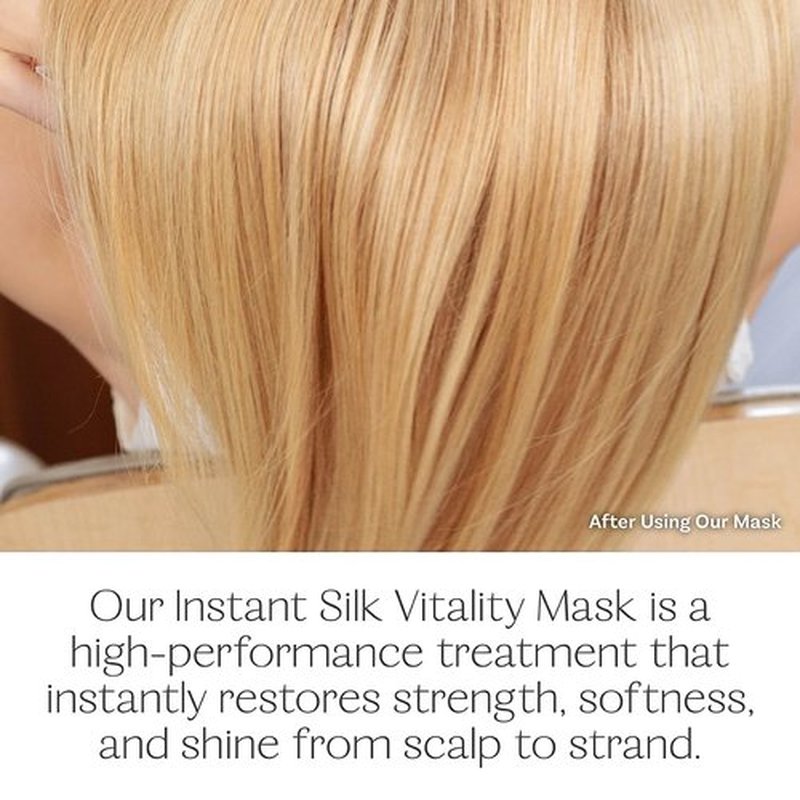 Pataua & Tsubaki Oils Instant Silk Vitality Mask - Repairs Damage & Hydrates Hair | 275 mL